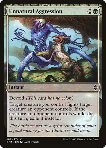 Magic | Unnatural Aggression [Battle for Zendikar] | The Nerd Merchant