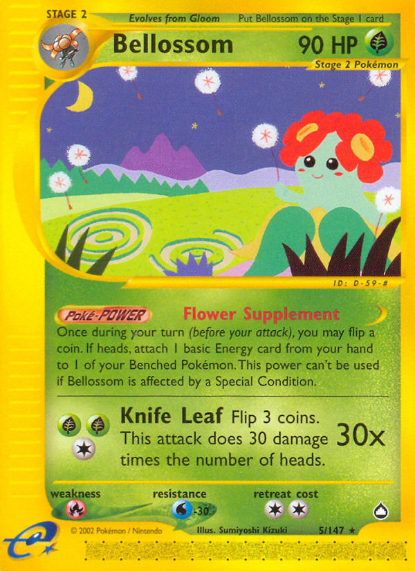 Pokemon | Bellossom (5/147) [Aquapolis] | The Nerd Merchant