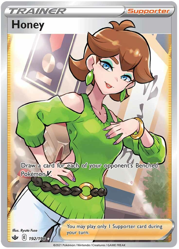 Pokemon | Honey (192/198) [Sword & Shield: Chilling Reign] | The Nerd Merchant