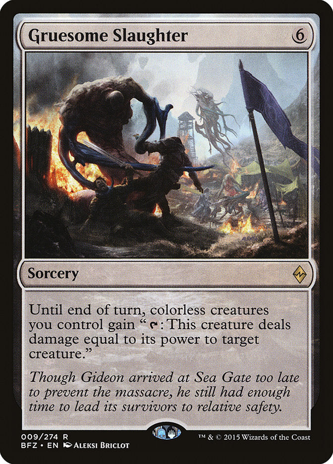 Magic | Gruesome Slaughter [Battle for Zendikar] | The Nerd Merchant