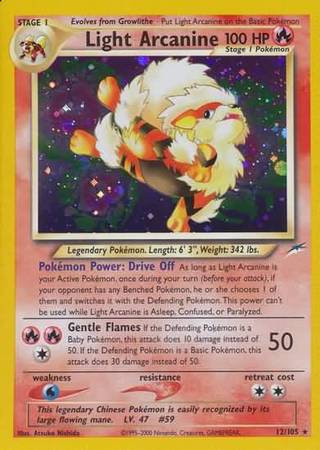 Pokemon | Light Arcanine (12/105) [Neo Destiny Unlimited] | The Nerd Merchant