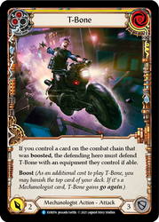 Flesh and Blood TCG | T-Bone (Yellow) [EVR074] (Everfest)  1st Edition Rainbow Foil | The Nerd Merchant