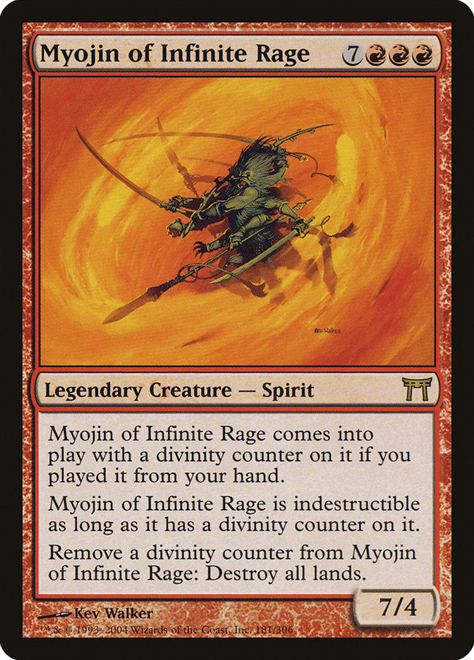 Magic | Myojin of Infinite Rage [Champions of Kamigawa] | The Nerd Merchant