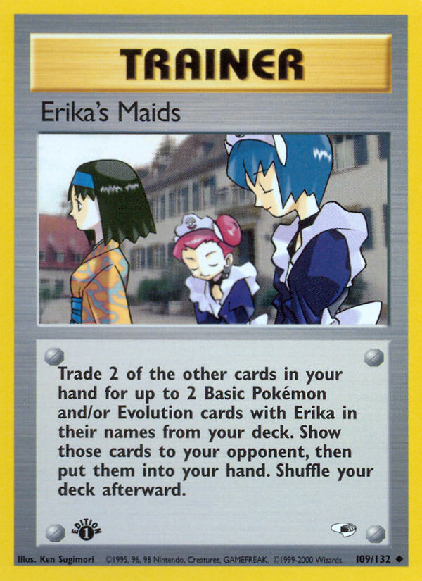 Pokemon | Erika's Maids (109/132) [Gym Heroes 1st Edition] | The Nerd Mechant