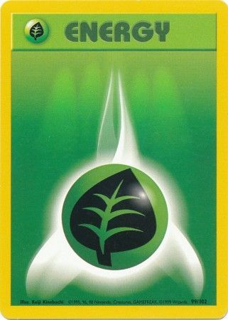 Pokemon | Grass Energy (99/102) [Base Set Unlimited] | The Nerd Merchant