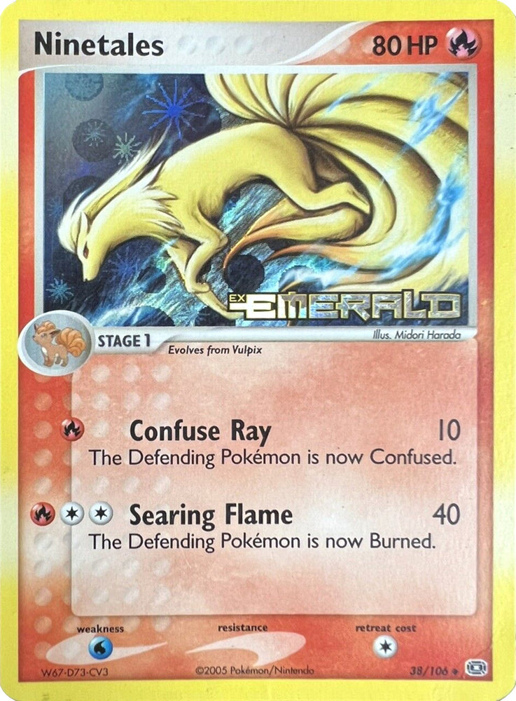 Pokemon | Ninetales (38/106) (Stamped) [EX: Emerald] | The Nerd Merchant