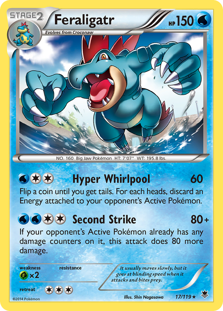 Pokemon | Feraligatr (17/119) [XY: Phantom Forces] | The Nerd Merchant