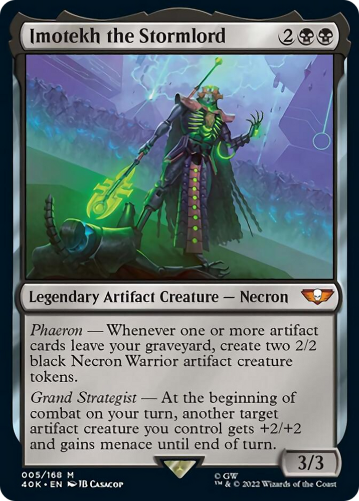 Magic | Imotekh the Stormlord (Surge Foil) [Warhammer 40,000] | The Nerd Merchant