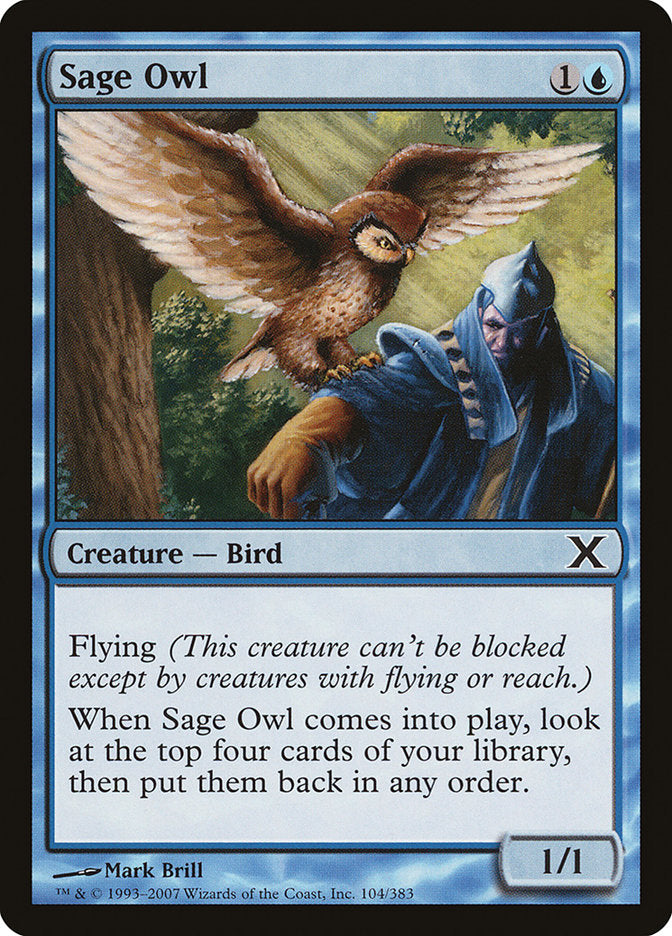 Magic | Sage Owl [Tenth Edition] | The Nerd Merchant