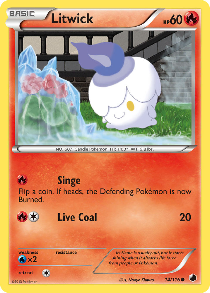 Pokemon | Litwick (14/116) [Black & White: Plasma Freeze] | The Nerd Merchant