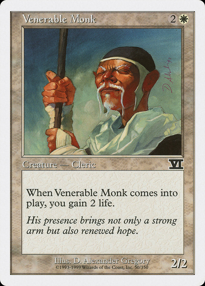 Magic | Venerable Monk [Classic Sixth Edition] | The Nerd Merchant