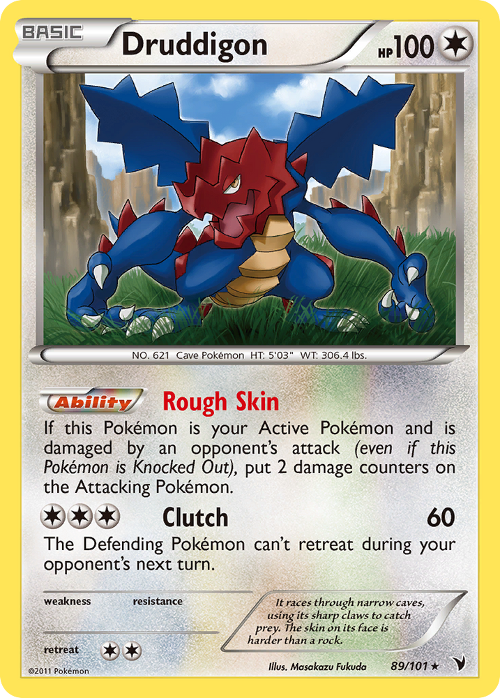 Pokemon | Druddigon (89/101) [Black & White: Noble Victories] | The Nerd Merchant