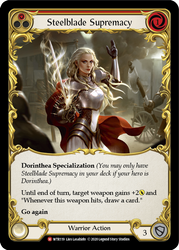 Flesh and Blood TCG | Steelblade Supremacy [U-WTR119] (Welcome to Rathe Unlimited)  Unlimited Normal | The Nerd Merchant