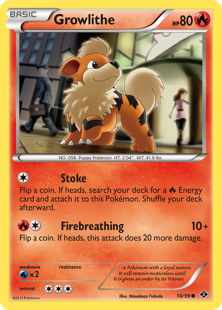 Pokemon | Growlithe (10/99) [Black & White: Next Destinies] | The Nerd Merchant
