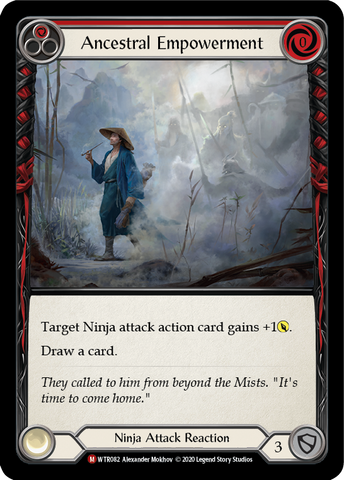 Flesh and Blood TCG | Ancestral Empowerment [U-WTR082] (Welcome to Rathe Unlimited)  Unlimited Rainbow Foil | The Nerd Merchant