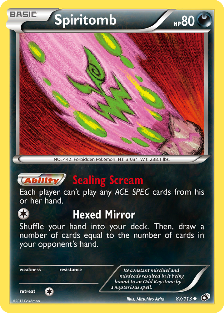 Pokemon | Spiritomb (87/113) [Black & White: Legendary Treasures] | The Nerd Merchant