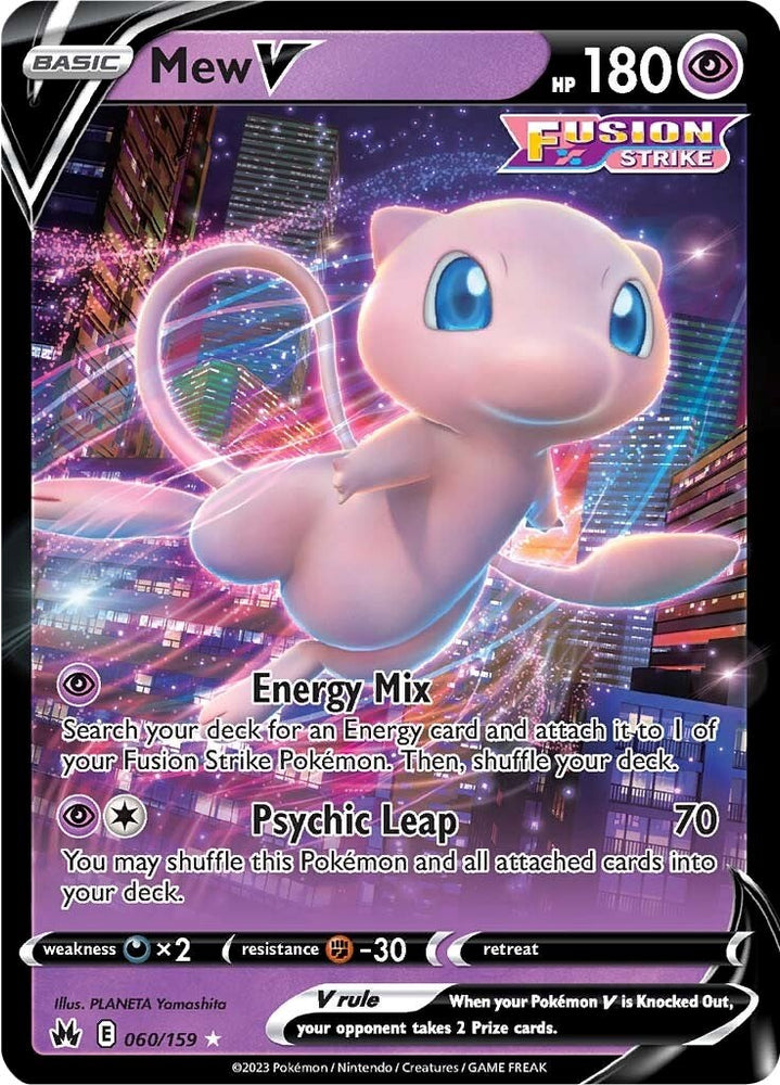 Pokemon | Mew V (060/159) [Sword & Shield: Crown Zenith] | The Nerd Merchant