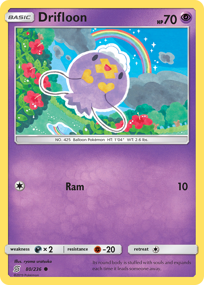Pokemon | Drifloon (80/236) [Sun & Moon: Unified Minds] | The Nerd Merchant