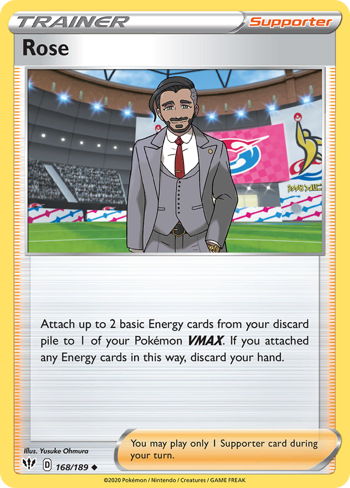 Pokemon | Rose (168/189) [Sword & Shield: Darkness Ablaze] | The Nerd Merchant