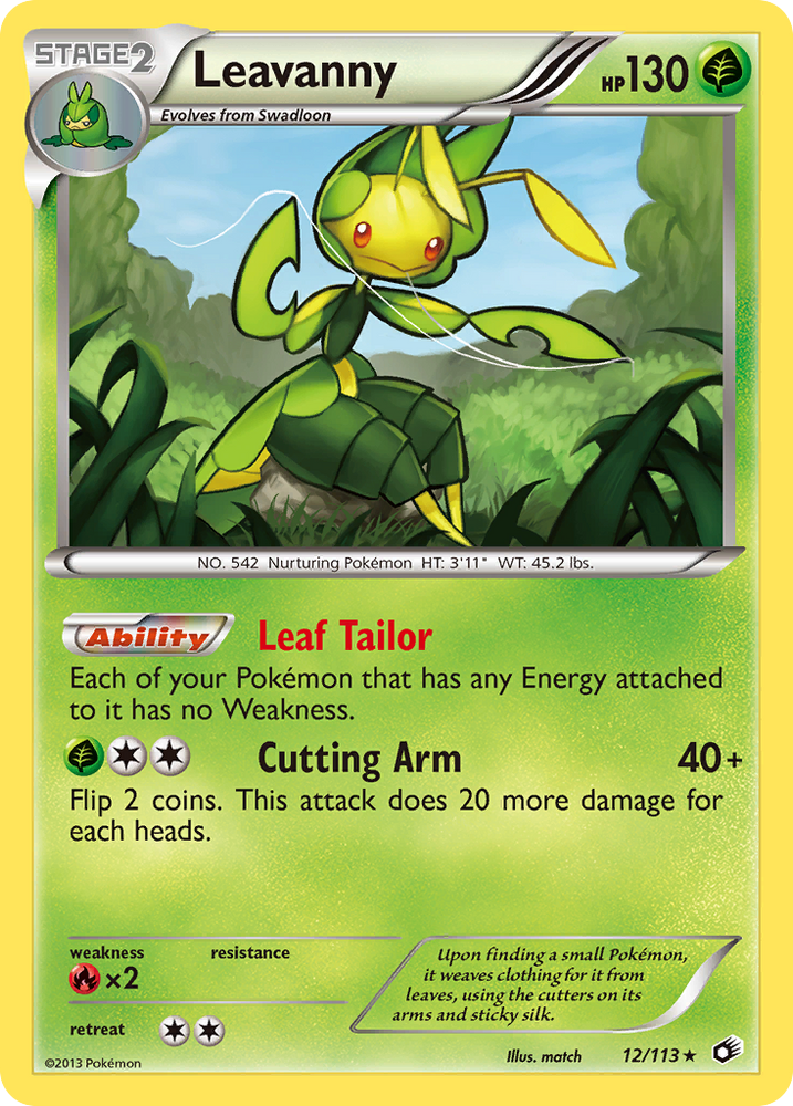 Pokemon | Leavanny (12/113) [Black & White: Legendary Treasures] | The Nerd Merchant