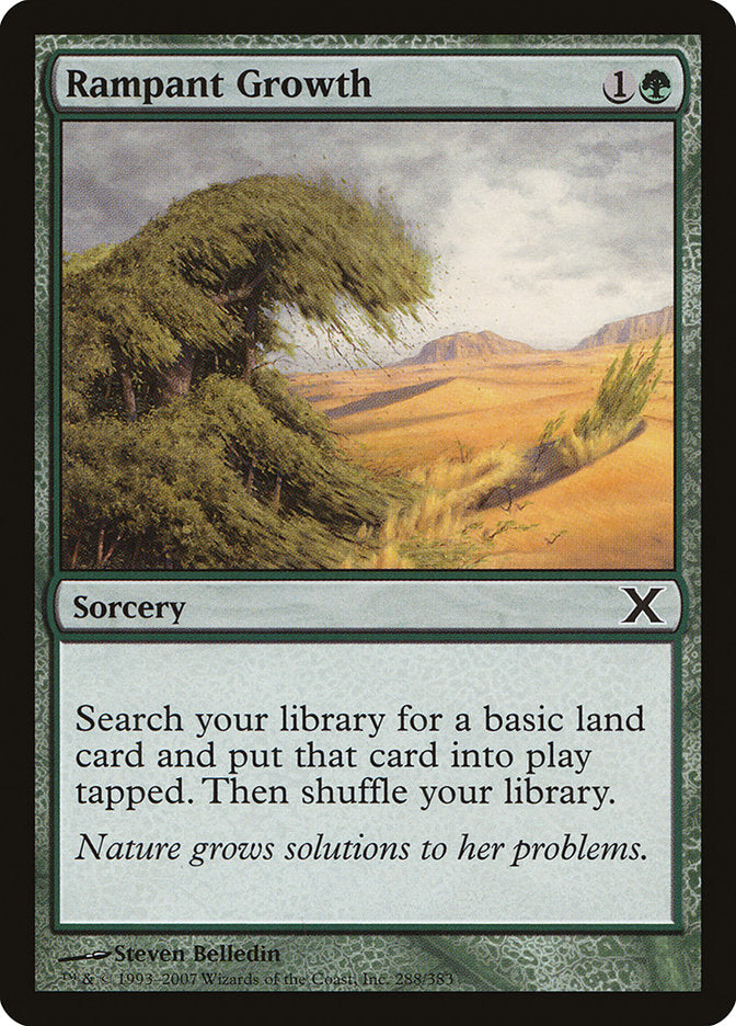 Magic | Rampant Growth [Tenth Edition] | The Nerd Merchant