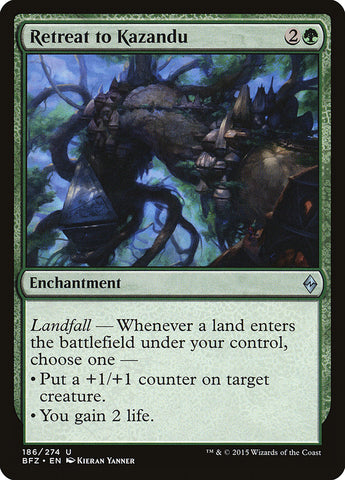 Magic | Retreat to Kazandu [Battle for Zendikar] | The Nerd Merchant