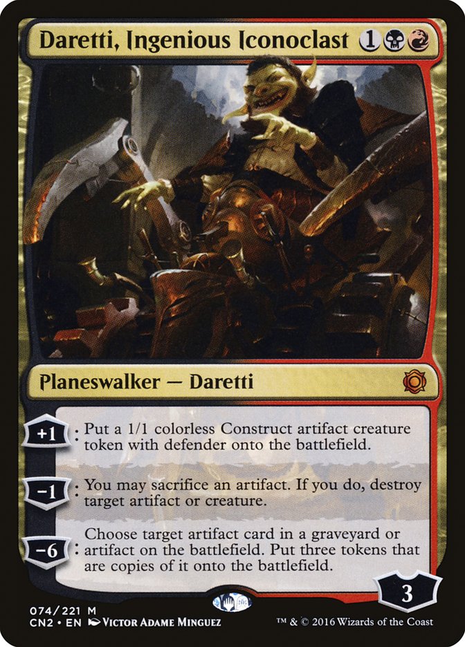 Magic | Daretti, Ingenious Iconoclast [Conspiracy: Take the Crown] | The Nerd Merchant