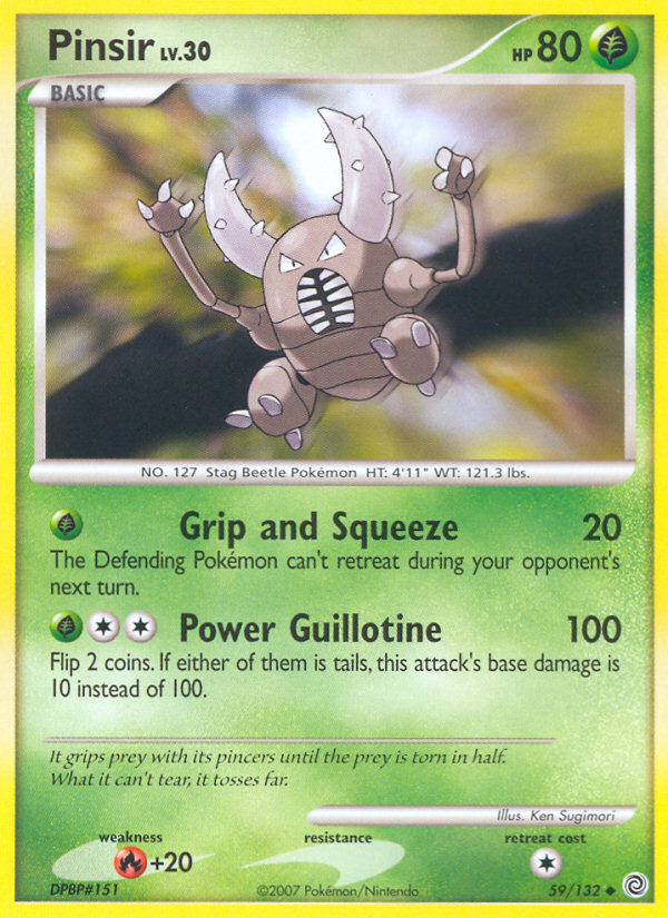 Pokemon | Pinsir (59/132) [Diamond & Pearl: Secret Wonders] | The Nerd Merchant