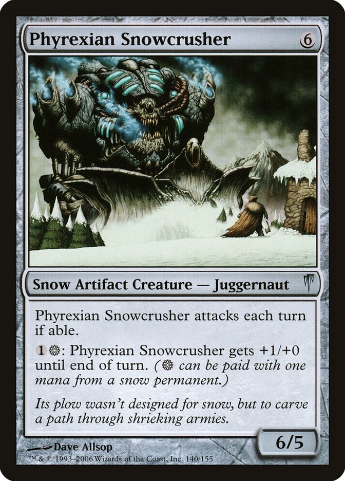 Magic | Phyrexian Snowcrusher [Coldsnap] | The Nerd Merchant