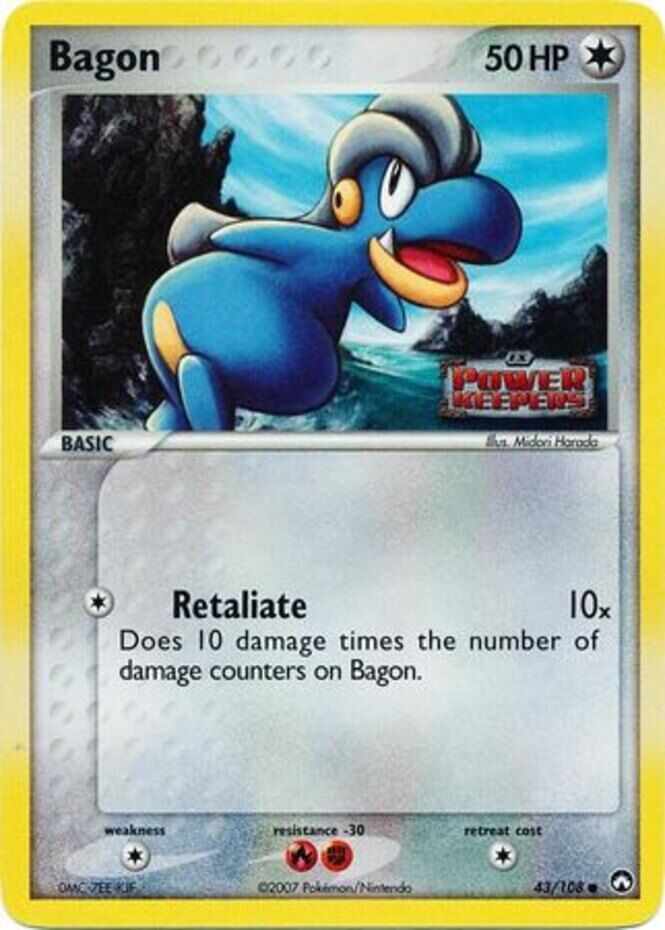 Pokemon | Bagon (43/108) (Stamped) [EX: Power Keepers] | The Nerd Merchant