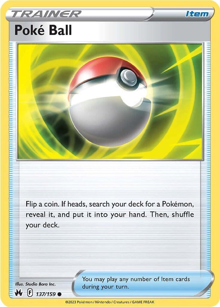 Pokemon | Poke Ball (137/159) [Sword & Shield: Crown Zenith] | The Nerd Merchant