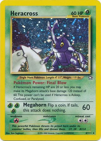 Pokemon | Heracross (6/111) [Neo Genesis Unlimited] | The Nerd Merchant