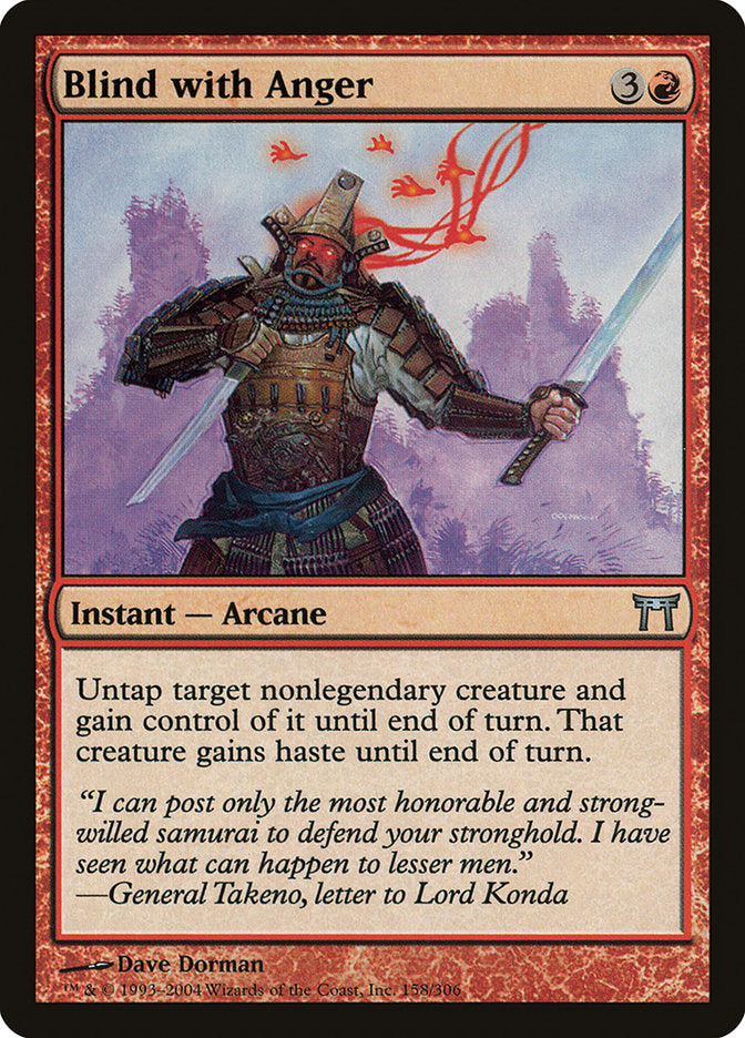 Magic | Blind with Anger [Champions of Kamigawa] | The Nerd Merchant