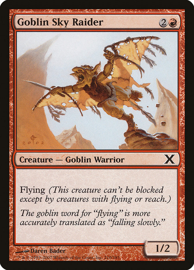Magic | Goblin Sky Raider [Tenth Edition] | The Nerd Merchant