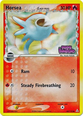 Pokemon | Horsea (66/110) (Delta Species) (Stamped) [EX: Holon Phantoms] | The Nerd Merchant