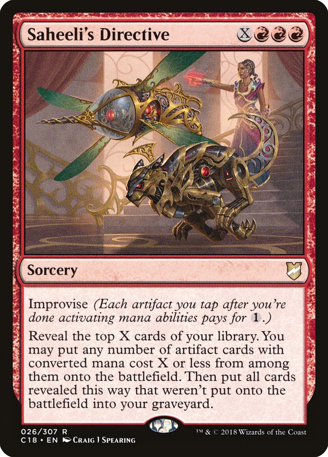 Magic | Saheeli's Directive [Commander 2018] | The Nerd Merchant