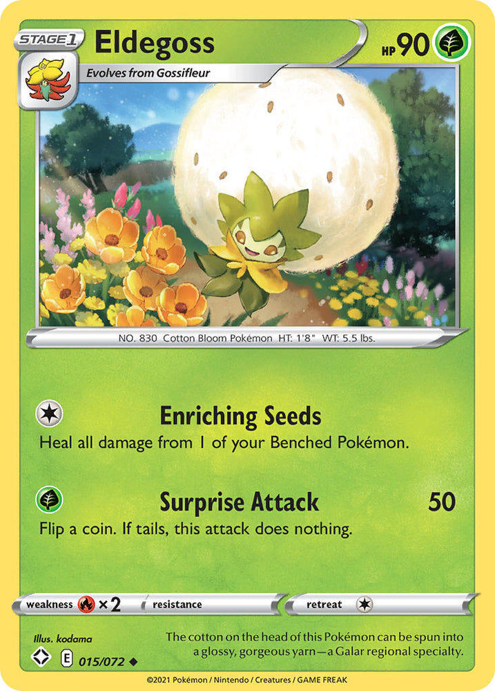 Pokemon | Eldegoss (015/072) [Sword & Shield: Shining Fates] | The Nerd Merchant
