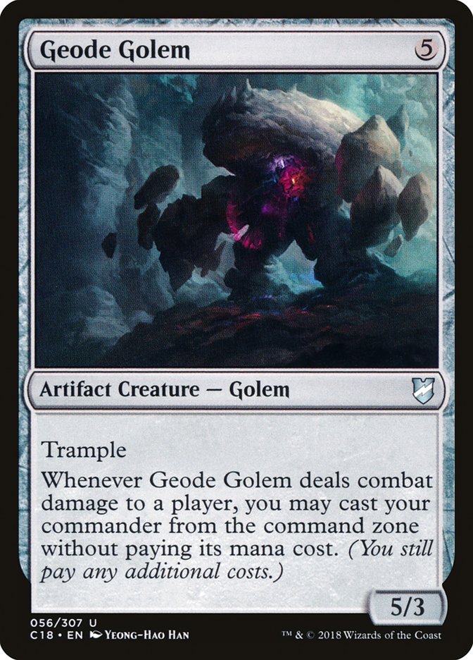 Magic | Geode Golem [Commander 2018] | The Nerd Merchant