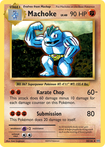 Pokemon | Machoke (58/108) [XY: Evolutions] | The Nerd Merchant