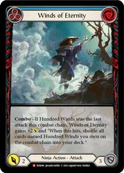 Flesh and Blood TCG | Winds of Eternity [EVR040] (Everfest)  1st Edition Extended Art Rainbow Foil | The Nerd Merchant