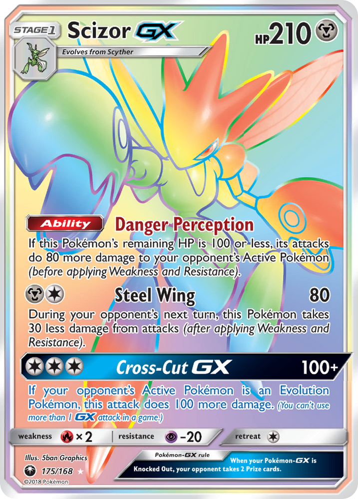Pokemon | Scizor GX (175/168) [Sun & Moon: Celestial Storm] | The Nerd Merchant