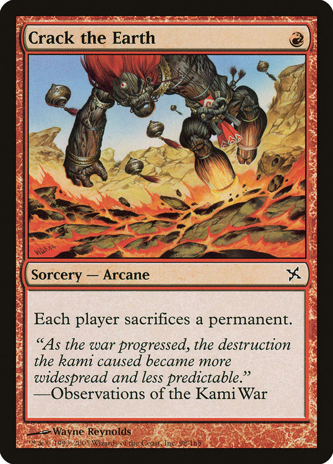 Magic | Crack the Earth [Betrayers of Kamigawa] | The Nerd Merchant