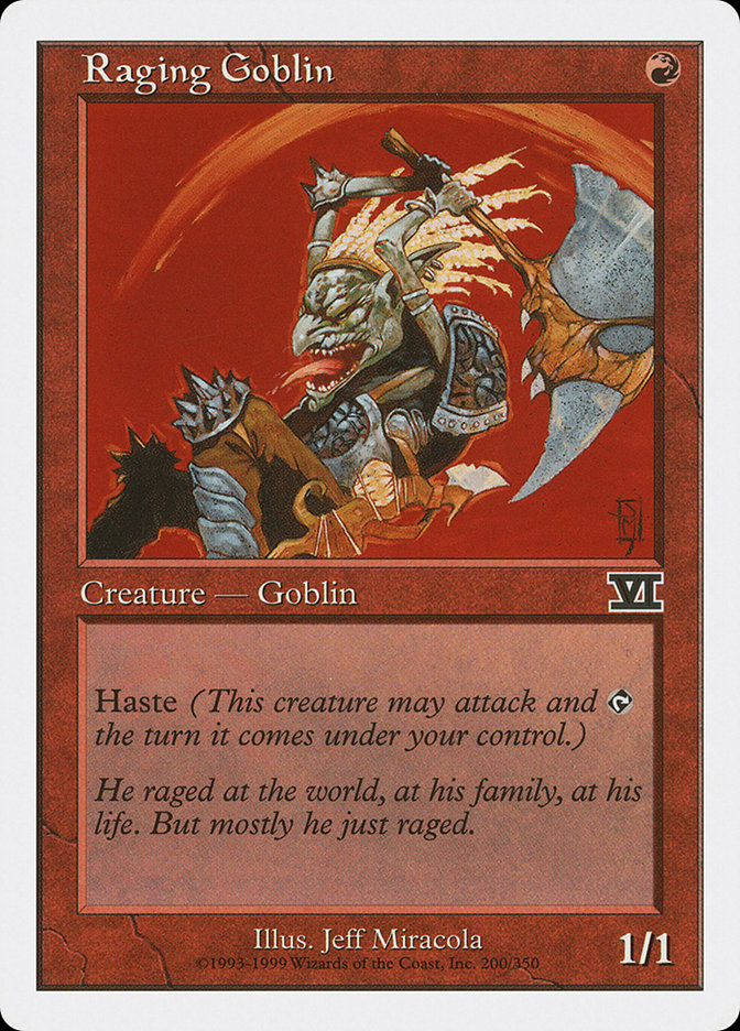 Magic | Raging Goblin [Classic Sixth Edition] | The Nerd Merchant