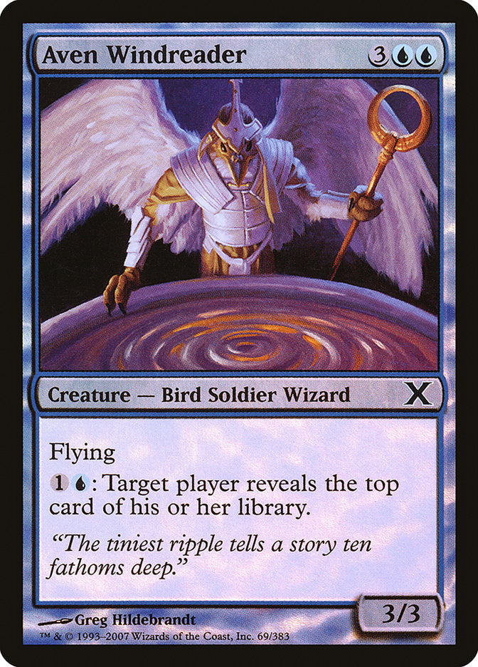 Magic | Aven Windreader (Premium Foil) [Tenth Edition] | The Nerd Merchant