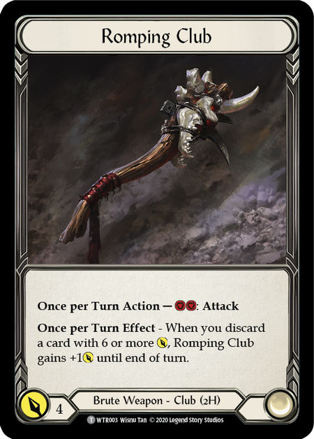 Flesh and Blood TCG | Romping Club // Seismic Surge [U-WTR003 // U-WTR075] (Welcome to Rathe Unlimited)  Unlimited Normal | The Nerd Merchant
