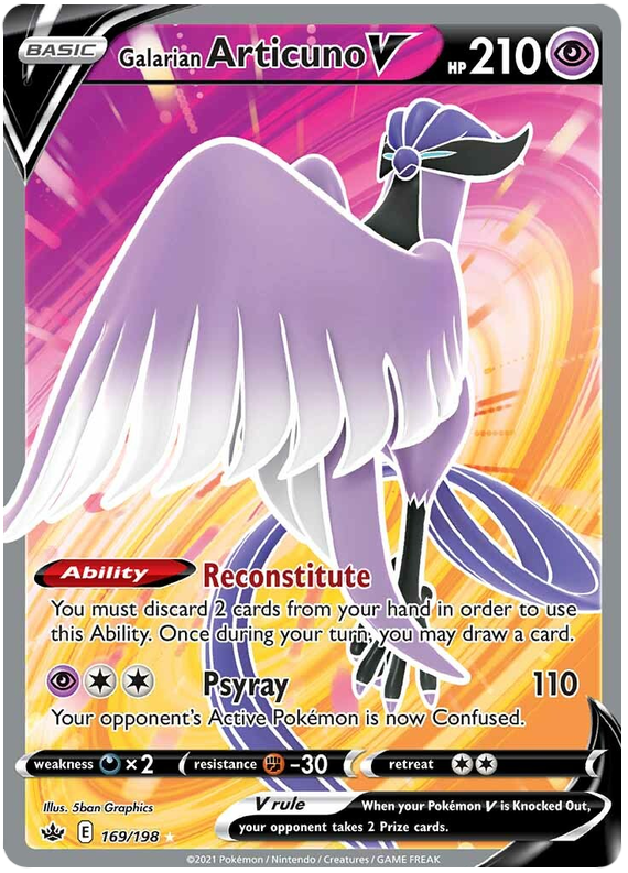 Pokemon | Galarian Articuno V (169/198) [Sword & Shield: Chilling Reign] | The Nerd Merchant
