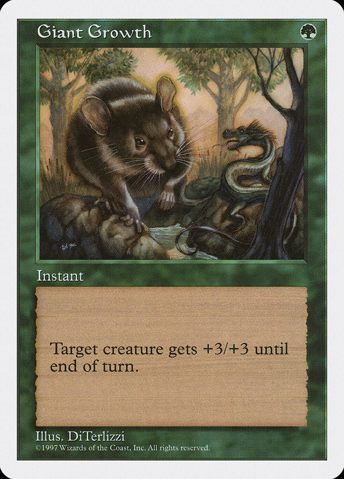 Magic | Giant Growth [Fifth Edition] | The Nerd Merchant