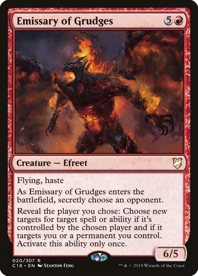 Magic | Emissary of Grudges [Commander 2018] | The Nerd Merchant