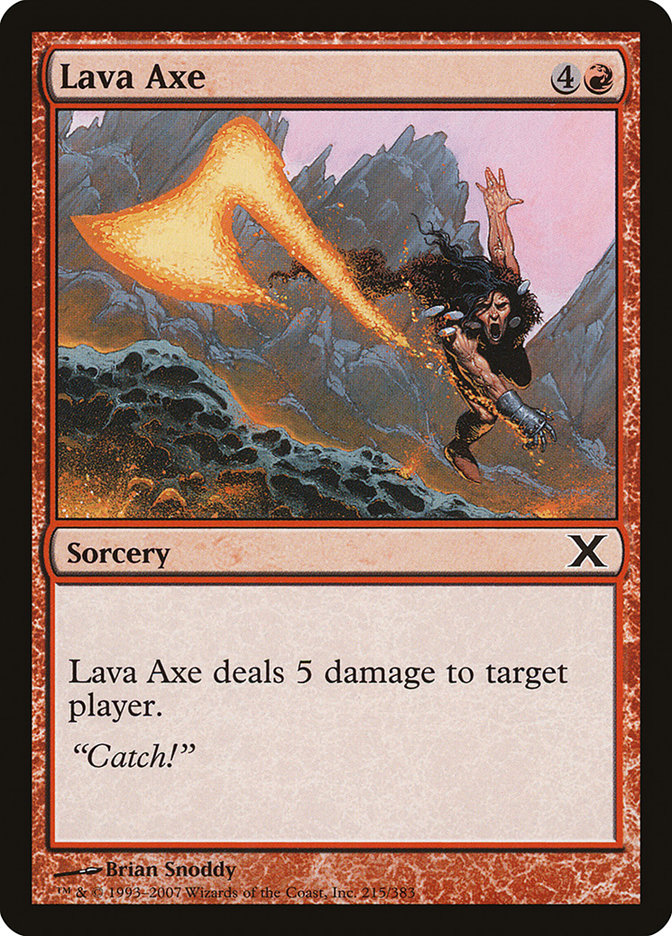 Magic | Lava Axe [Tenth Edition] | The Nerd Merchant