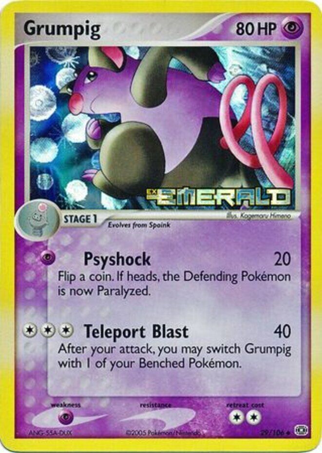 Pokemon | Grumpig (29/106) (Stamped) [EX: Emerald] | The Nerd Merchant